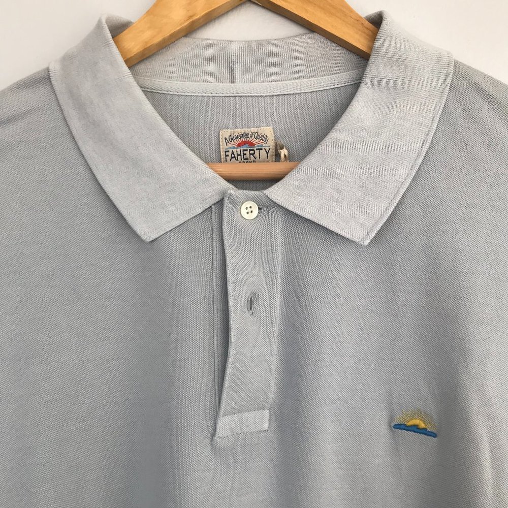 FAHERTY Sunwashed Pique Polo